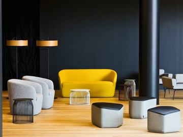 MODO - Pouf with fire retardant padding by La Cividina - view 3